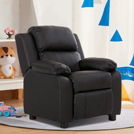Costzon Kids Recliner, Leather Recliner Chair